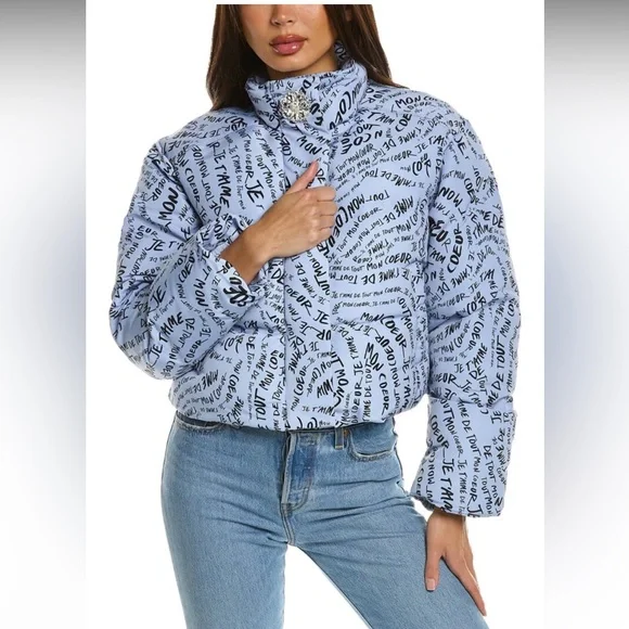 CINQ À SEPT Collins Puffer Jacket - Picture 3 of 11